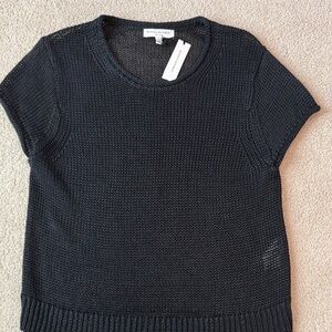 NWT! Banana Republic Linen Knit Like Short Sleeve Top